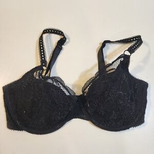 JEZEBEL Black lace bra 34D